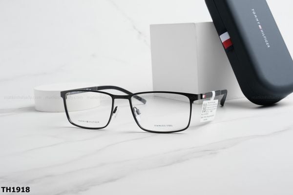 TH1918 gọng kính chính hãng Tommy Hilfiger, top gọng đẹp, gọng thời trang, gọng nam nữ unisex, gọng kính cận, gọng kính giả cận chống bụi, kiểu dáng vuông