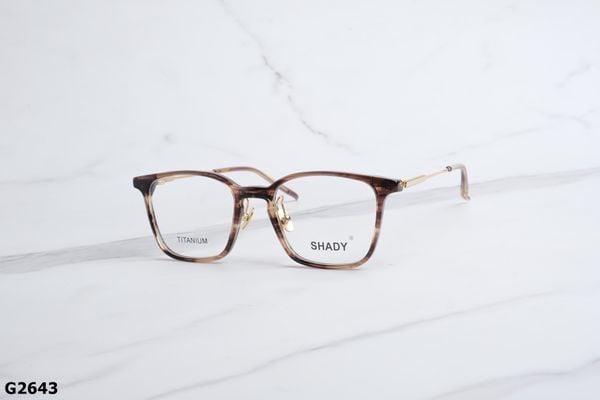 G2643, top gọng Shady đẹp, gọng thời trang, gọng nam nữ unisex, gọng kính cận, gọng kính giả cận chống bụi, kiểu dáng Vuông