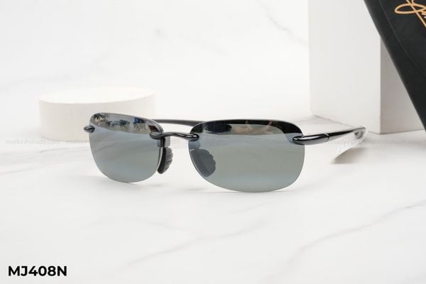 MJ408N kính mát chính hãng Maui jim, top kính mát đẹp, kính mát thời trang, kính mát nam nữ unisex, kính râm, kiểu dáng vuông khoan ốc không viền