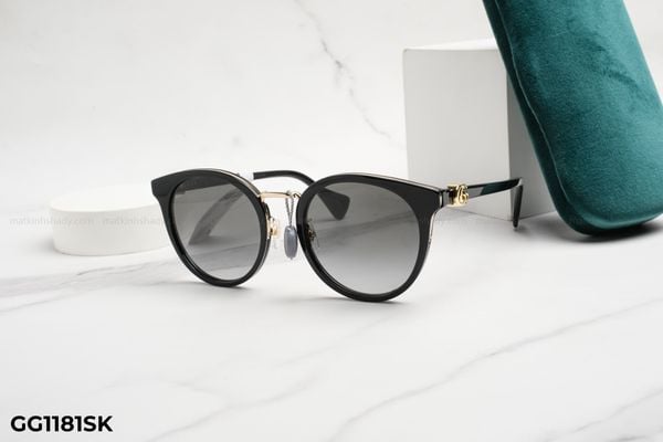GG1181SK kính mát chính hãng gucci, top kính mát đẹp, kính mát thời trang, kính mát nam nữ unisex, kính râm, kiểu dáng tròn