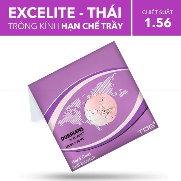 Tròng Kính Hạn Chế Trầy Excelite 1.56