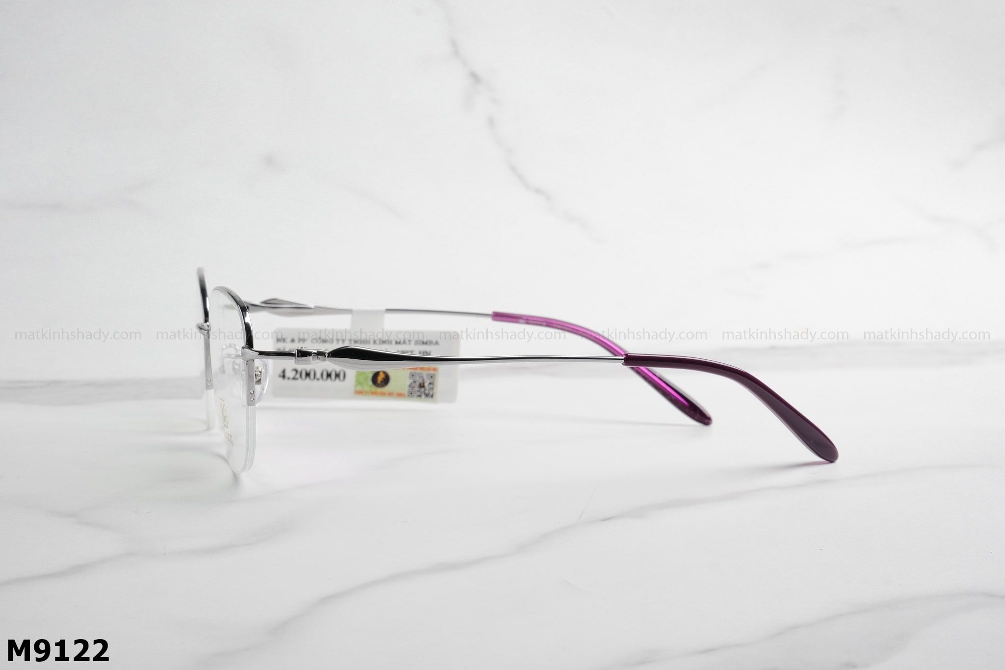  Gọng Kính Mufang Mạ Vàng 18K M9122 