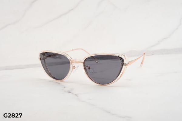 G2827 top gọng đẹp, gọng thời trang, gọng nam nữ unisex, gọng kính cận, gọng kính giả cận chống bụi, gọng 2 trong 1, gọng râm, kiểu dáng mắt mèo