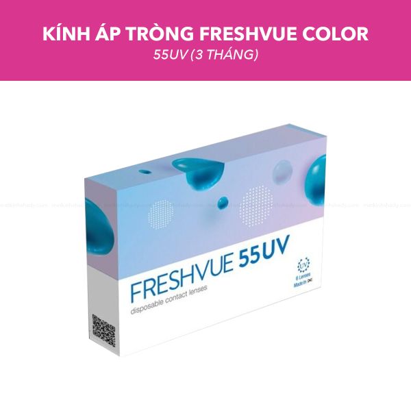 Kính áp tròng FreshVue 55UV (3 tháng)