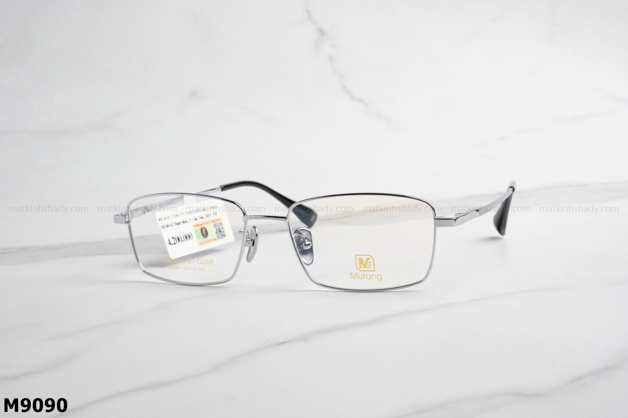  Gọng Kính Mufang Mạ Vàng 18K M9090 