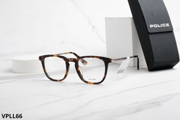 VPLL66, Gọng chính hãng Police, top gọng đẹp, gọng thời trang, gọng nam nữ unisex, gọng kính cận, gọng kính giả cận chống bụi, gọng kiểu dáng vuông