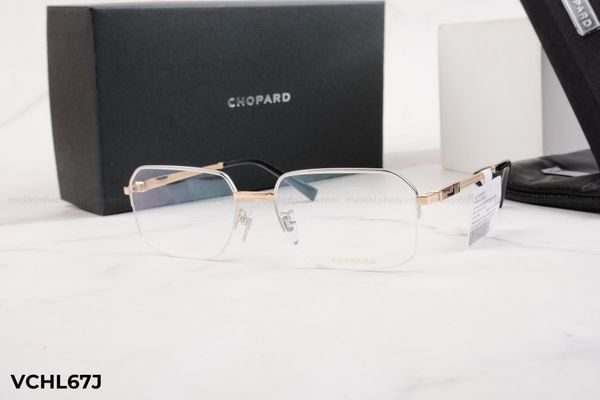 VCHL67J gọng kính chính hãng Chopard, top gọng đẹp, gọng thời trang, gọng nam nữ unisex, gọng kính cận, gọng kính giả cận chống bụi, kiểu dáng lục giác nửa viền
