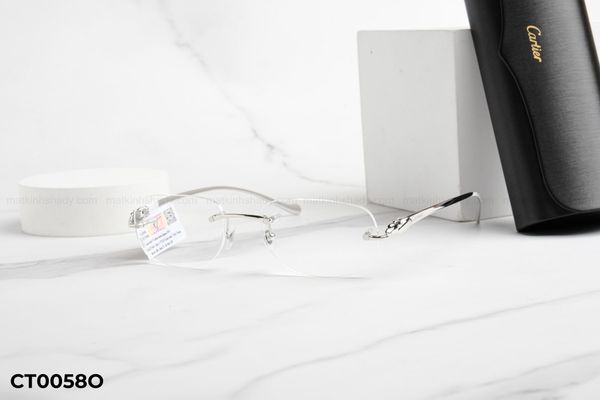 CT0058O Gọng chính hãng Cartier, top gọng đẹp, gọng thời trang, gọng nam nữ unisex, gọng kính cận, gọng kính giả cận chống bụi, kiểu dáng vuông không viền