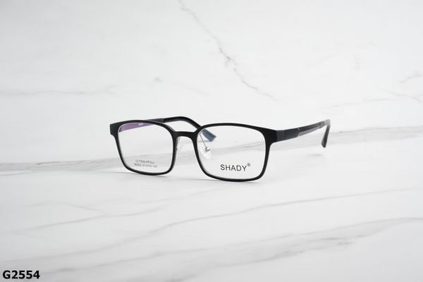 G2554 gọng kính chính hãng Shady, top gọng đẹp, gọng thời trang, gọng nam nữ unisex, gọng kính cận, gọng kính giả cận chống bụi, kiểu dáng vuông
