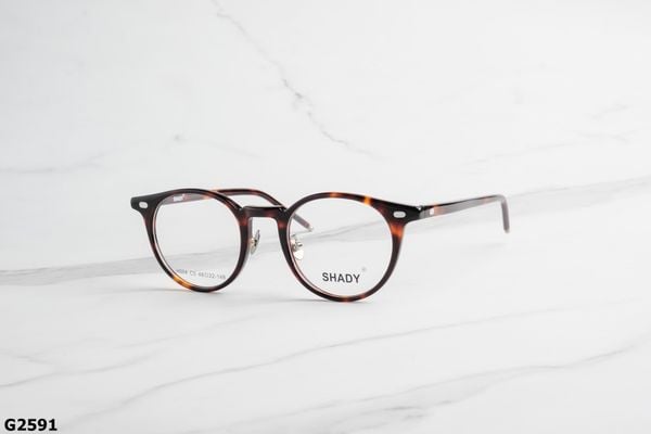 G2591 gọng kính chính hãng shady, top gọng đẹp, gọng thời trang, gọng nam nữ unisex, gọng kính cận, gọng kính giả cận chống bụi, kiểu dáng tròn