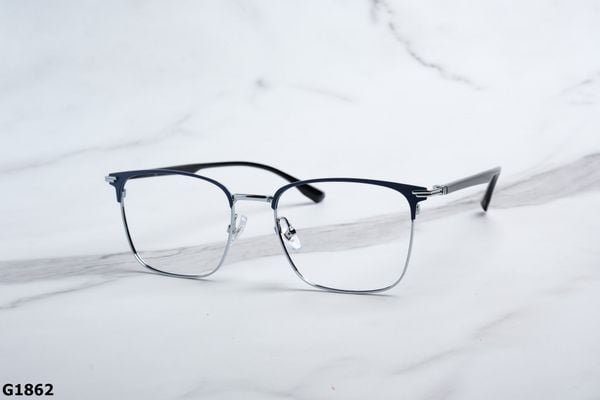 G1862 top gọng đẹp, gọng thời trang, gọng nam nữ unisex, gọng kính cận, gọng kính giả cận chống bụi, kiểu dáng vuông