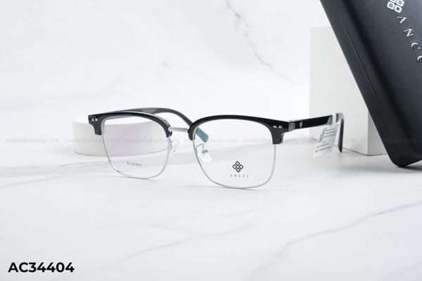 AC34404 gọng kính chính hãng ancci, top gọng đẹp, gọng thời trang, gọng nam nữ unisex, gọng kính cận, gọng kính giả cận chống bụi, kiểu dáng vuông nửa viền
