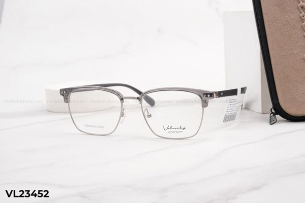 VL23452 gọng kính chính hãng velocity, top gọng đẹp, gọng thời trang, gọng nam nữ unisex, gọng kính cận, gọng kính giả cận chống bụi, kiểu dáng vuông nửa viền