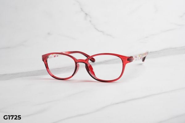 G1725 top gọng đẹp, gọng thời trang, gọng nam nữ unisex, gọng kính cận, gọng kính giả cận chống bụi, kiểu dáng oval, gọng em bé, gọng trẻ em