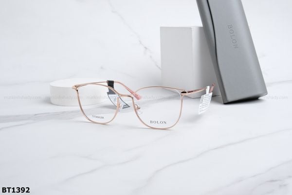BT1392 gọng kính chính hãng bolon, top gọng đẹp, gọng thời trang, gọng nam nữ unisex, gọng kính cận, gọng kính giả cận chống bụi, kiểu dáng mắt mèo