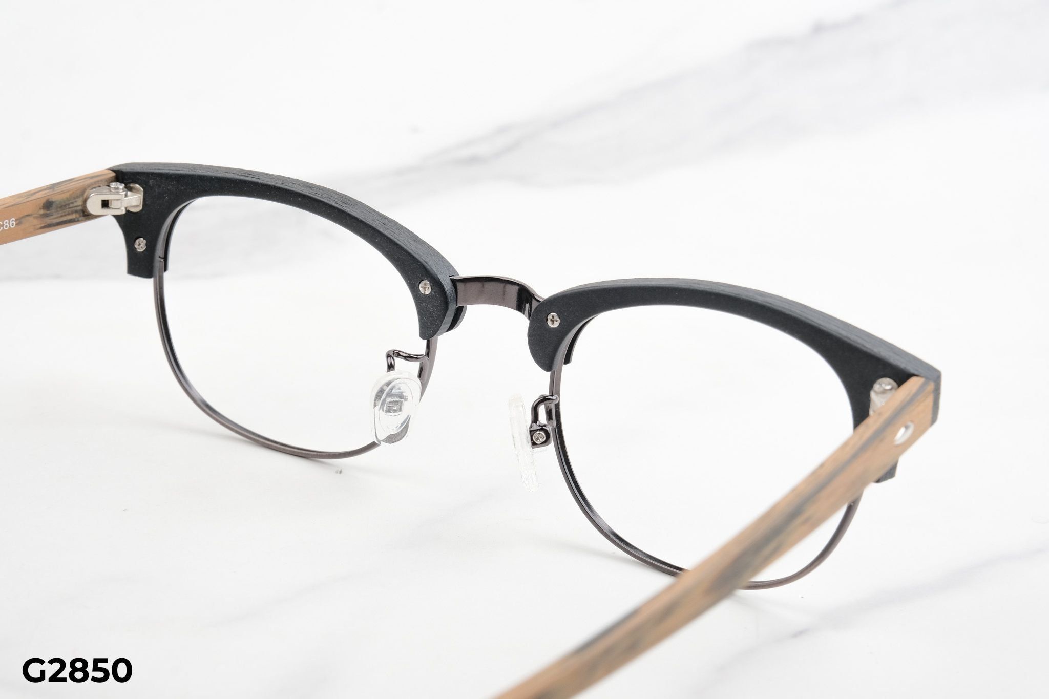  Gọng Kính Vân Gỗ G2850 