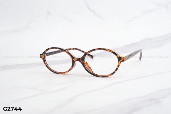 G2744 top gọng đẹp, gọng thời trang, gọng nam nữ unisex, gọng kính cận, gọng kính giả cận chống bụi, kiểu dáng oval