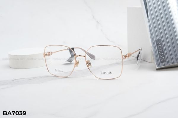 BA7039 gọng kính chính hãng bolon, top gọng đẹp, gọng thời trang, gọng nam nữ unisex, gọng kính cận, gọng kính giả cận chống bụi, kiểu dáng vuông