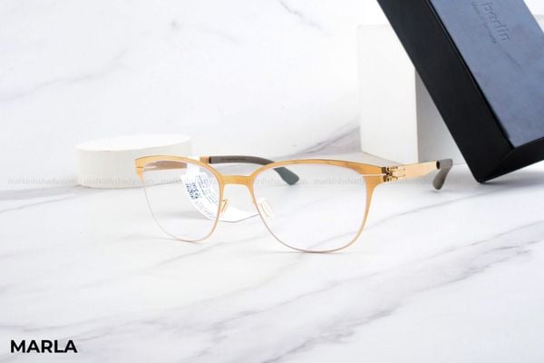 MARLA gọng kính chính hãng IC Berlin, top gọng đẹp, gọng thời trang, gọng nam nữ unisex, gọng kính cận, gọng kính giả cận chống bụi, kiểu dáng vuông