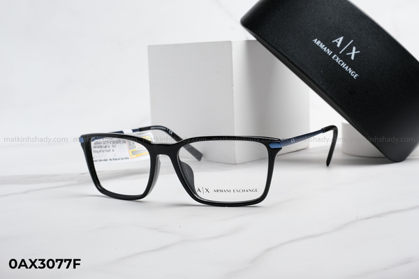 0AX3077F gọng kính chính hãng armani exchange, top gọng đẹp, gọng thời trang, gọng nam nữ unisex, gọng kính cận, gọng kính giả cận chống bụi, kiểu dáng vuông