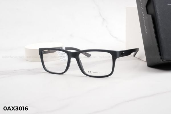 0AX3016 gọng kính chính hãng armani exchange, top gọng đẹp, gọng thời trang, gọng nam nữ unisex, gọng kính cận, gọng kính giả cận chống bụi, kiểu dáng vuông