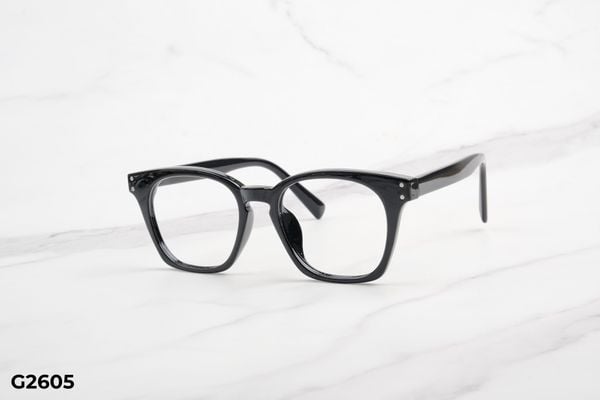 G2605 top gọng đẹp, gọng thời trang, gọng nam nữ unisex, gọng kính cận, gọng kính giả cận chống bụi, kiểu dáng vuông