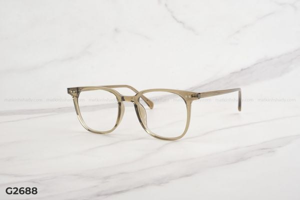 G2688 top gọng đẹp, gọng thời trang, gọng nam nữ unisex, gọng kính cận, gọng kính giả cận chống bụi, kiểu dáng vuông