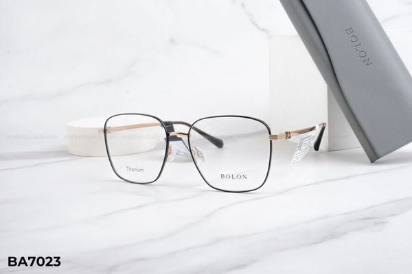 BA7023 gọng kính chính hãng bolon, top gọng đẹp, gọng thời trang, gọng nam nữ unisex, gọng kính cận, gọng kính giả cận chống bụi, kiểu dáng vuông