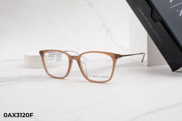 0AX3120F gọng kính chính hãng Armani Exchange, top gọng đẹp, gọng thời trang, gọng nam nữ unisex, gọng kính cận, gọng kính giả cận chống bụi, kiểu dáng vuông