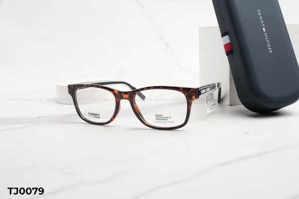 TJ0079 gọng kính chính hãng Tommy Jeans, top gọng đẹp, gọng thời trang, gọng nam nữ unisex, gọng kính cận, gọng kính giả cận chống bụi, kiểu dáng vuông