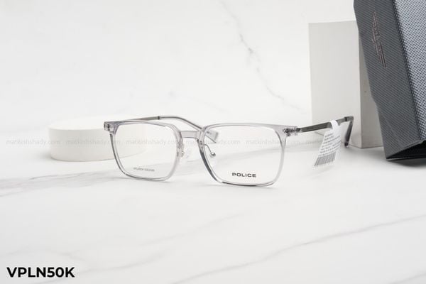 VPLN50K gọng kính chính hãng police, top gọng đẹp, gọng thời trang, gọng nam nữ unisex, gọng kính cận, gọng kính giả cận chống bụi, kiểu dáng vuông