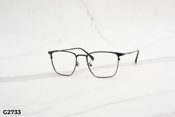 G2733 top gọng đẹp, gọng thời trang, gọng nam nữ unisex, gọng kính cận, gọng kính giả cận chống bụi, kiểu dáng vuông