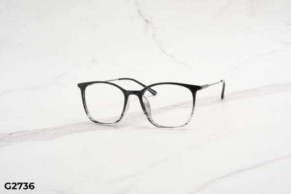 G2736 top gọng đẹp, gọng thời trang, gọng nam nữ unisex, gọng kính cận, gọng kính giả cận chống bụi, kiểu dáng vuông
