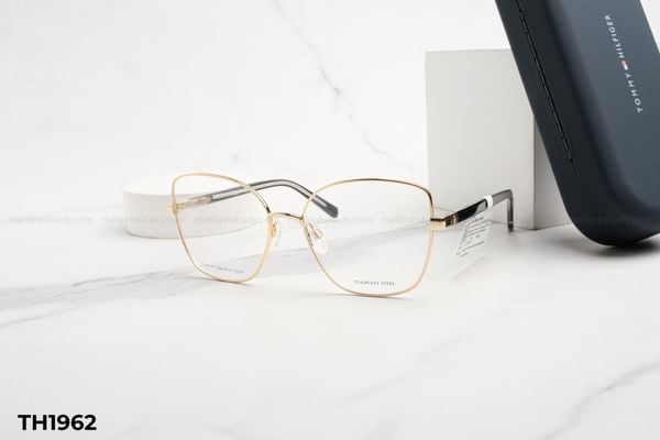 TH1962 gọng kính chính hãng Tommy Hilfiger, top gọng đẹp, gọng thời trang, gọng nam nữ unisex, gọng kính cận, gọng kính giả cận chống bụi, kiểu dáng mắt mèo