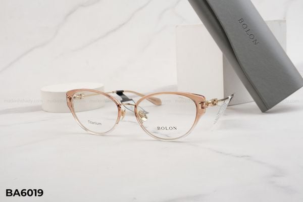 BA6019 gọng kính chính hãng bolon, top gọng đẹp, gọng thời trang, gọng nam nữ unisex, gọng kính cận, gọng kính giả cận chống bụi, kiểu dáng mắt mèo