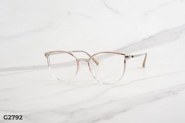 G2792 top gọng đẹp, gọng thời trang, gọng nam nữ unisex, gọng kính cận, gọng kính giả cận chống bụi, kiểu dáng mắt mèo