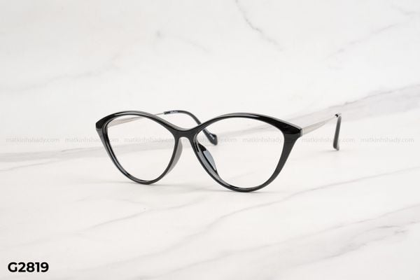 G2819 top gọng đẹp, gọng thời trang, gọng nam nữ unisex, gọng kính cận, gọng kính giả cận chống bụi, kiểu dáng mắt mèo