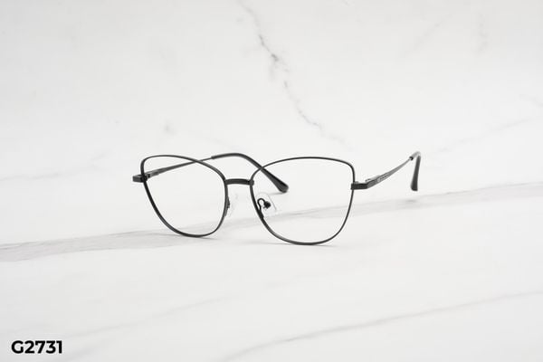 G2731 top gọng đẹp, gọng thời trang, gọng nam nữ unisex, gọng kính cận, gọng kính giả cận chống bụi, kiểu dáng mắt mèo