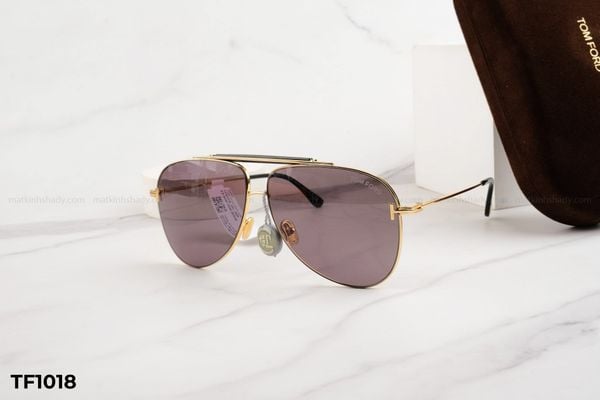 TF1018 kính mát chính hãng Tom Ford, top kính mát đẹp, kính mát thời trang, kính mát nam nữ unisex, kính râm, kiểu dáng phi công