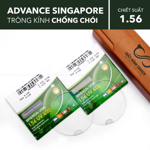 Tròng Kính Chống Chói Advance Lenses 1.56