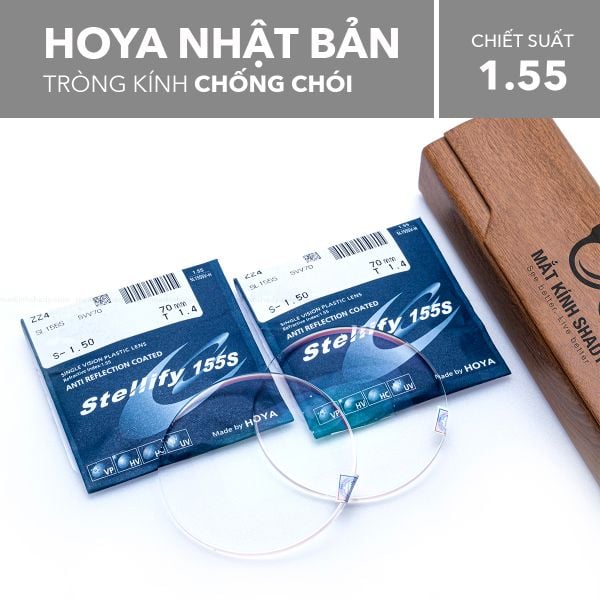 Tròng Kính Chống Chói Stellify Hoya 1.55