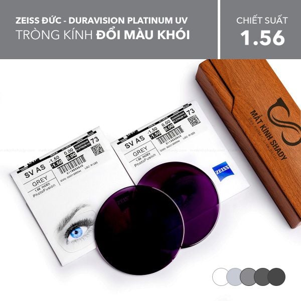 Tròng Kính Đổi Màu Duravision® Photofusion Zeiss 1.56