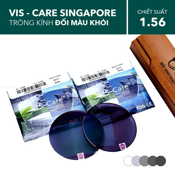 Tròng Kính Đổi Màu Vis care 1.56