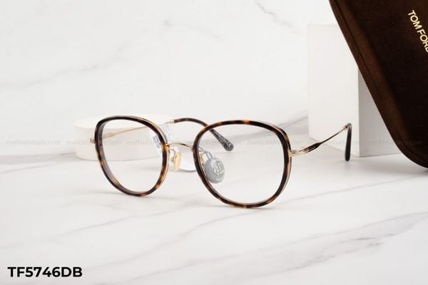 TF5746DB gọng kính chính hãng Tom Ford, top gọng đẹp, gọng thời trang, gọng nam nữ unisex, gọng kính cận, gọng kính giả cận chống bụi, kiểu dáng tròn