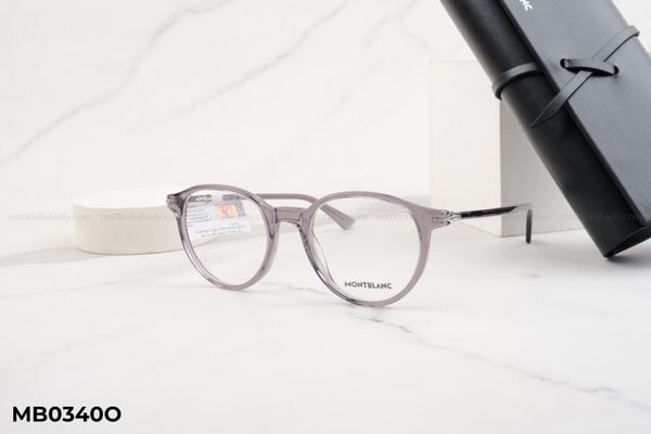 MB0340O gọng kính chính hãng Montblanc, top gọng đẹp, gọng thời trang, gọng nam nữ unisex, gọng kính cận, gọng kính giả cận chống bụi, kiểu dáng tròn