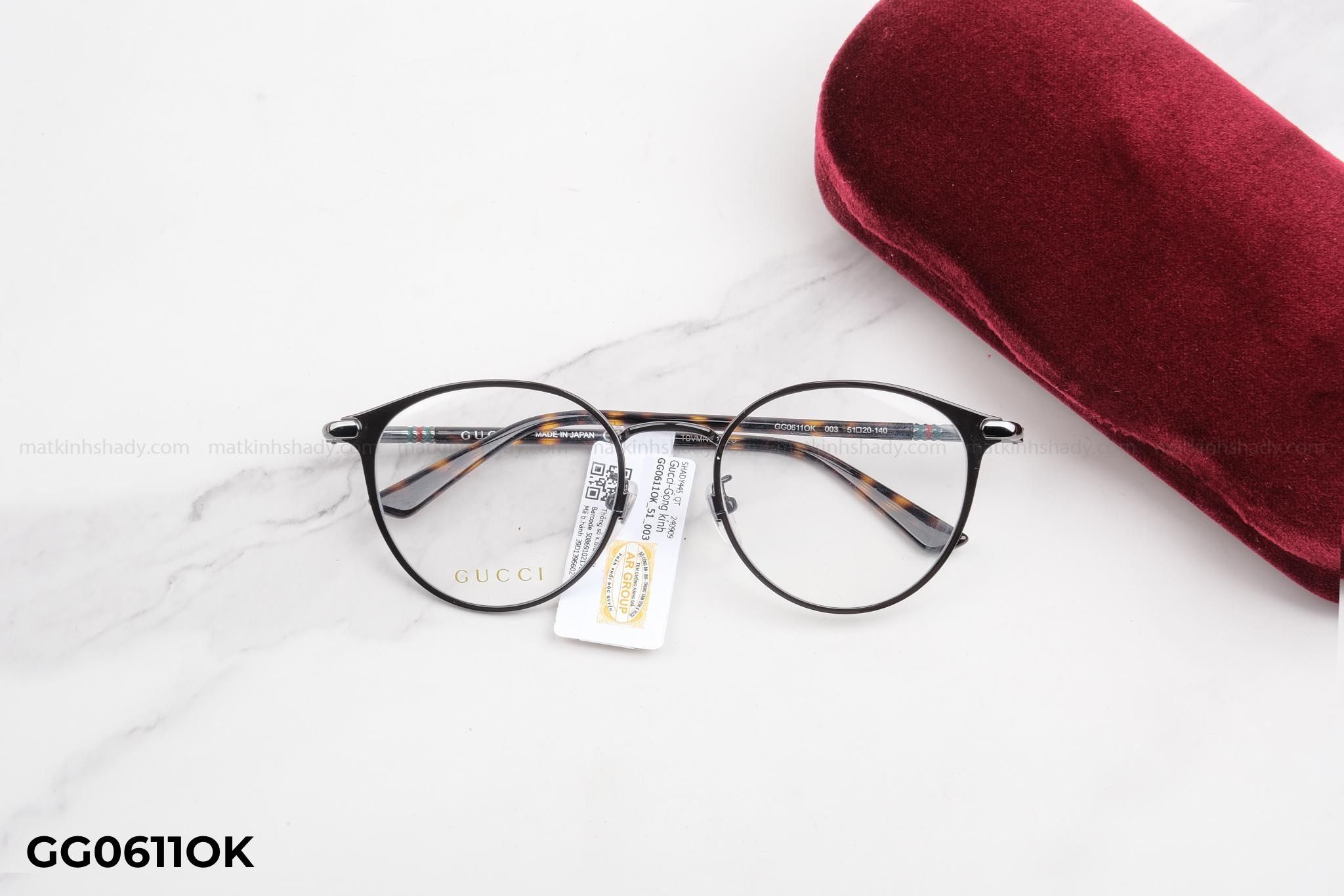  Gọng kính Gucci Nam Nữ Kim Loại - GG0611OK 