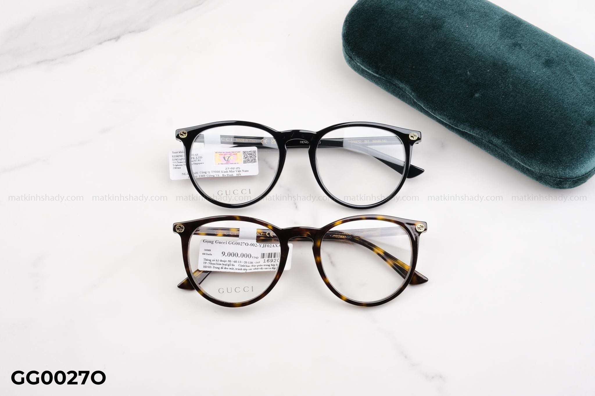  Gọng kính Gucci Nam Nữ Nhựa - GG0027O 