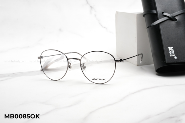 MB0085OK gọng kính chính hãng Montblanc, top gọng đẹp, gọng thời trang, gọng nam nữ unisex, gọng kính cận, gọng kính giả cận chống bụi, kiểu dáng tròn