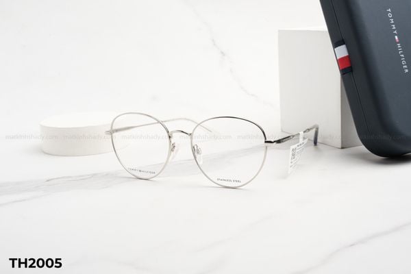 TH2005 gọng kính chính hãng Tommy Hilfiger, top gọng đẹp, gọng thời trang, gọng nam nữ unisex, gọng kính cận, gọng kính giả cận chống bụi, kiểu dáng tròn