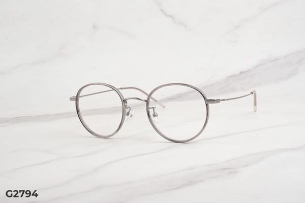 G2794 top gọng đẹp, gọng thời trang, gọng nam nữ unisex, gọng kính cận, gọng kính giả cận chống bụi, kiểu dáng tròn